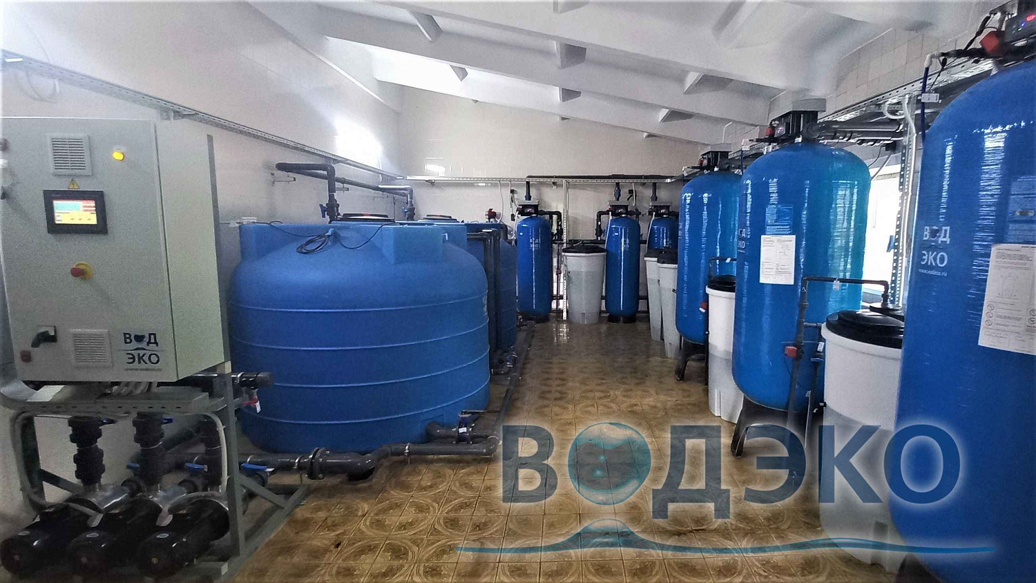 Станции водоподготовки для паровой котельной на заводе БрянскСпиртПром